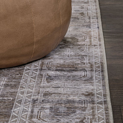 Alanya Ornate Medallion Machine-Washable Area Rug