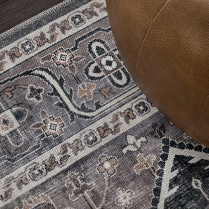 Alacati Ogee Medallion Machine-Washable Area Rug