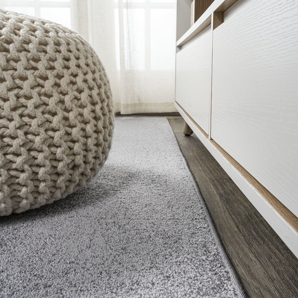 Haze Solid Low-Pile Area Rug