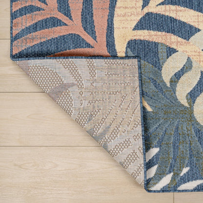 Tropics Palm Leaves Indoor/Outdoor Area Rug