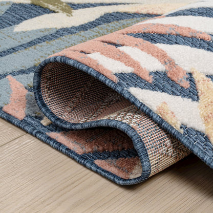Tropics Palm Leaves Indoor/Outdoor Area Rug