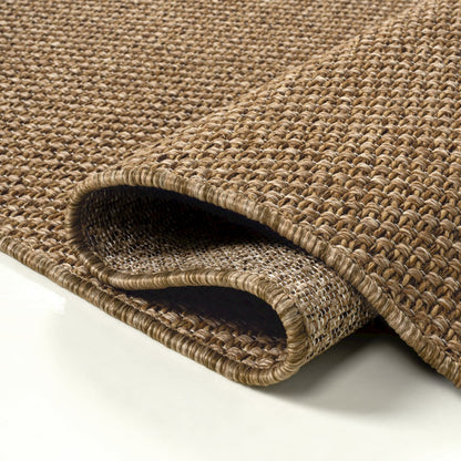 Solana Easy Jute Rustic Solid Color Natural Indoor/Outdoor Area