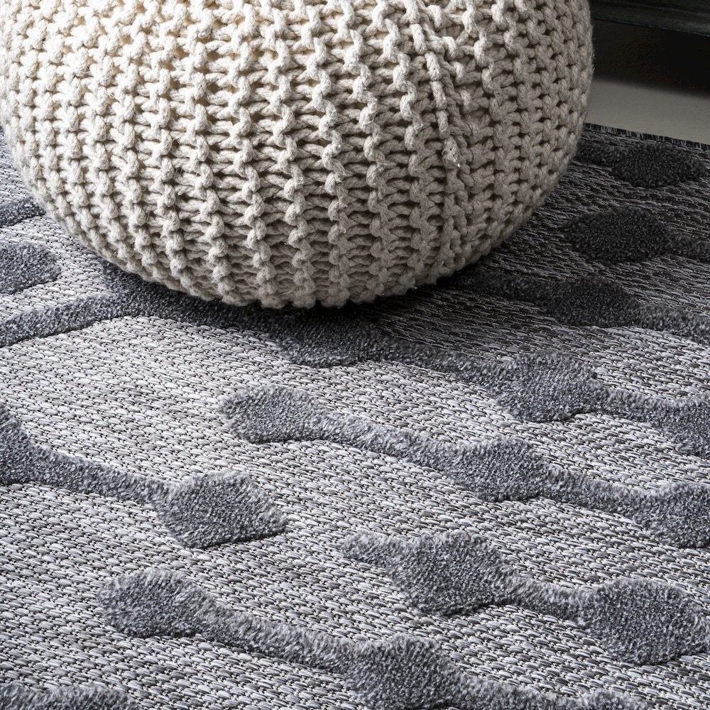 Peralta Moroccan Diamond Indoor/Outdoor Area Rug