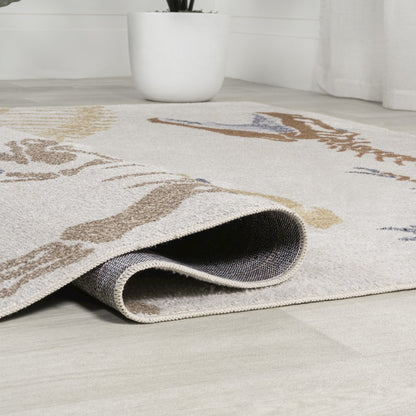 Kingdarr T-Re Modern Kids Machine-Washable Runner Rug