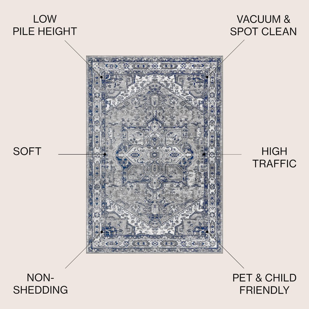 Modern Persian Vintage Medallion /Rug