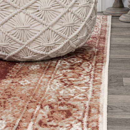 Rosalia Cottage Medallion Runner Rug