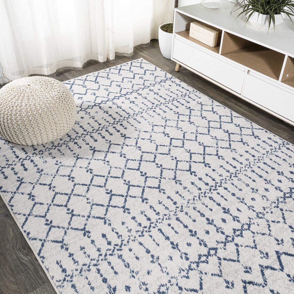 Moroccan Hype Boho Vintage Diamond Area Rug