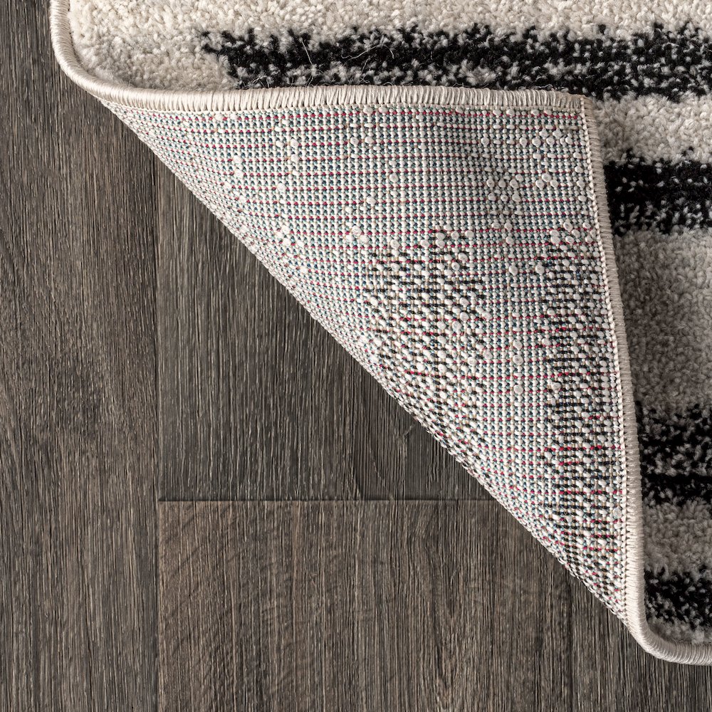 Khalil Modern Berber Stripe Area Rug