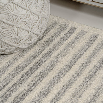 Khalil Modern Berber Stripe Area Rug