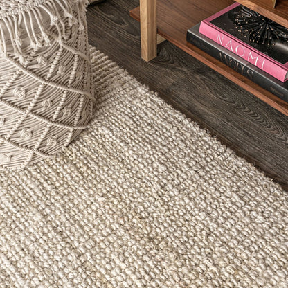 Hiro Hand Woven Chunky Jute Area Rug