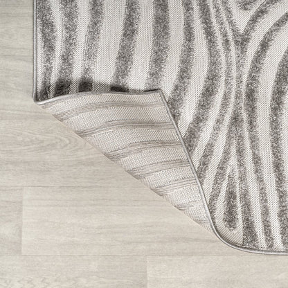 Maribo Abstract Groovy Striped Area Rug