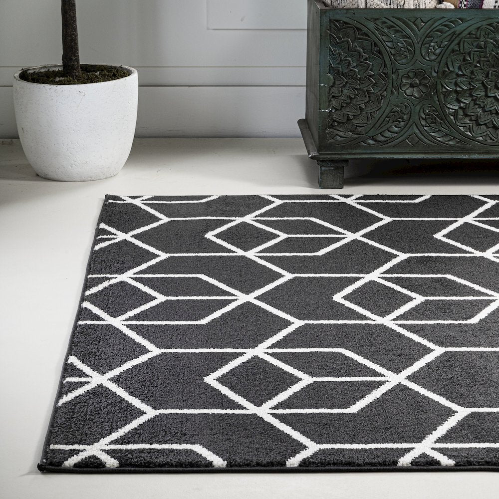 Haze Solid Low-Pile Area Rug