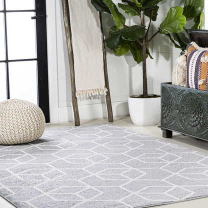 Tumbling Blocks Modern Geometric Area Rug