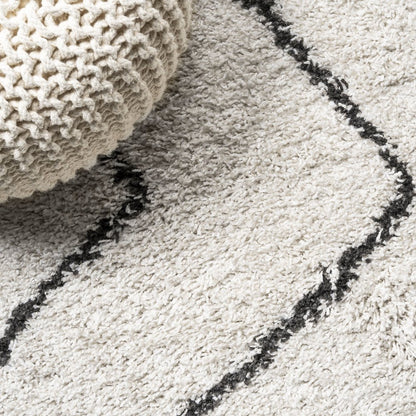 Inca Moroccan Diamond Shag Area Rug