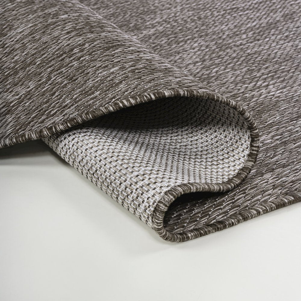 Evan Modern Rustic Organic CurveIndoor/Outdoor Shaped  Rug