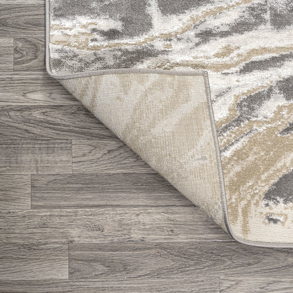 Swirl Marbled Abstract Area Rug