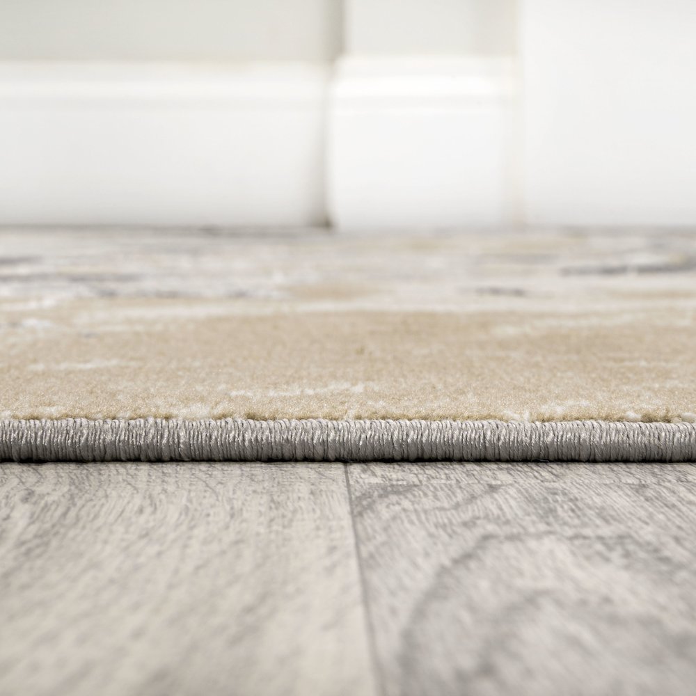 Swirl Marbled Abstract Area Rug