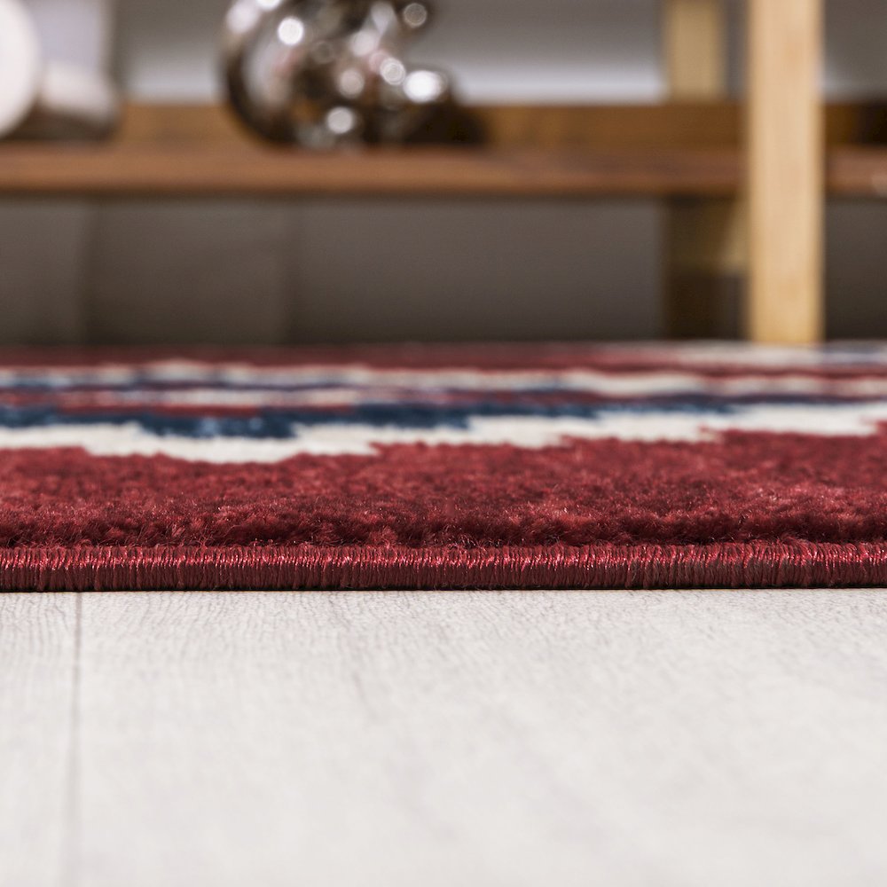 Serape Medallion Southwestern Area Rug