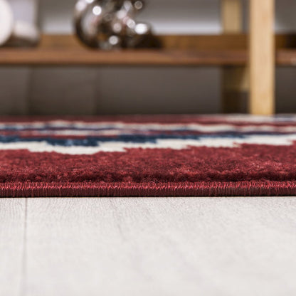 Serape Medallion Southwestern Area Rug
