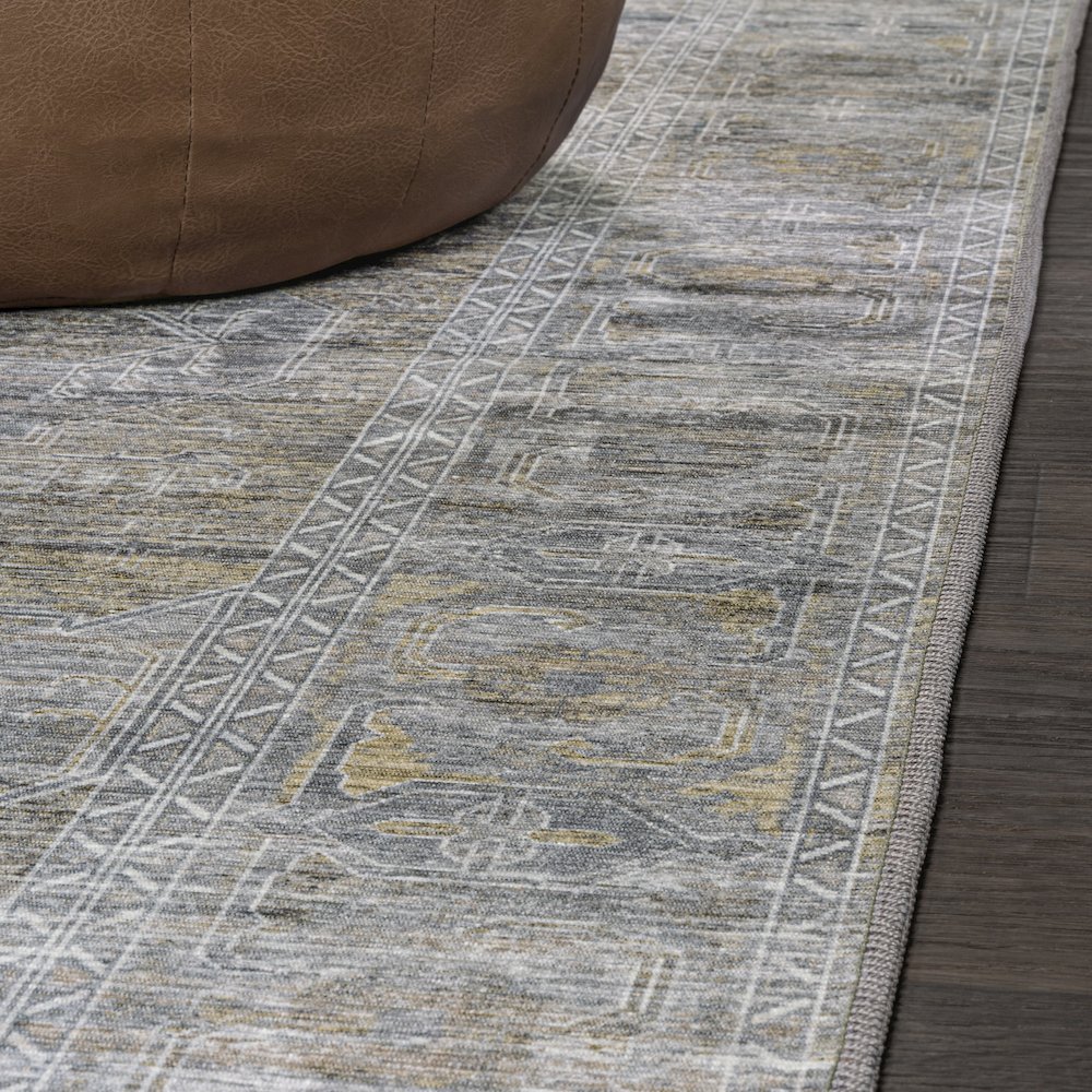 Alanya Ornate Medallion Machine-Washable Area Rug