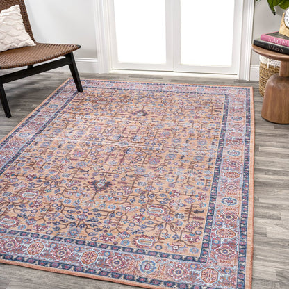 Kemer All-Over Persian Machine-Washable Area Rug