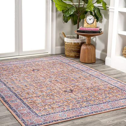 Kemer All-Over Persian Machine-Washable Area Rug
