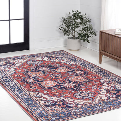 Cirali Ornate Large Medallion Machine-Washable Area Rug