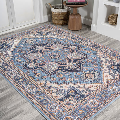 Cirali Ornate Large Medallion Machine-Washable Area Rug