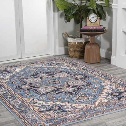 Cirali Ornate Large Medallion Machine-Washable Area Rug