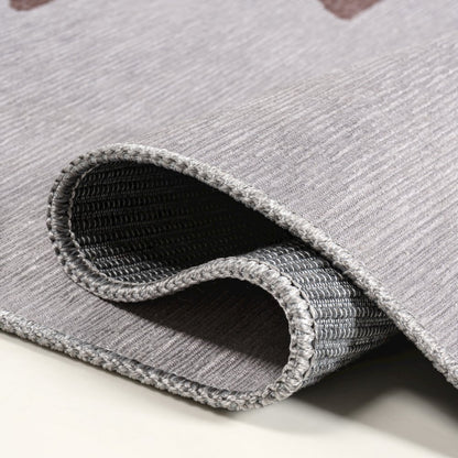 Chayton Minimalist Geometric Machine-Washable Area Rug