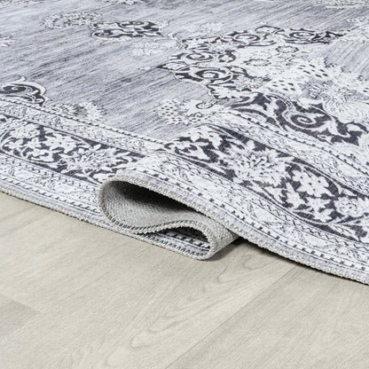 Bausch Bohemian Distressed Chenille Machine-Washable Runner Rug