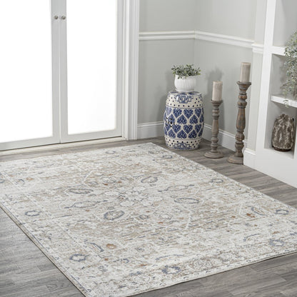 Shaii Global Medallion Low-Pile Machine-Washable Area Rug