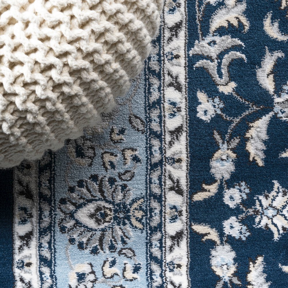 Palmette Modern Persian Floral Area Rug