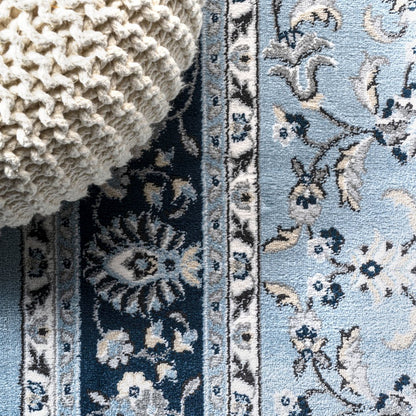 Palmette Modern Persian Floral Area Rug
