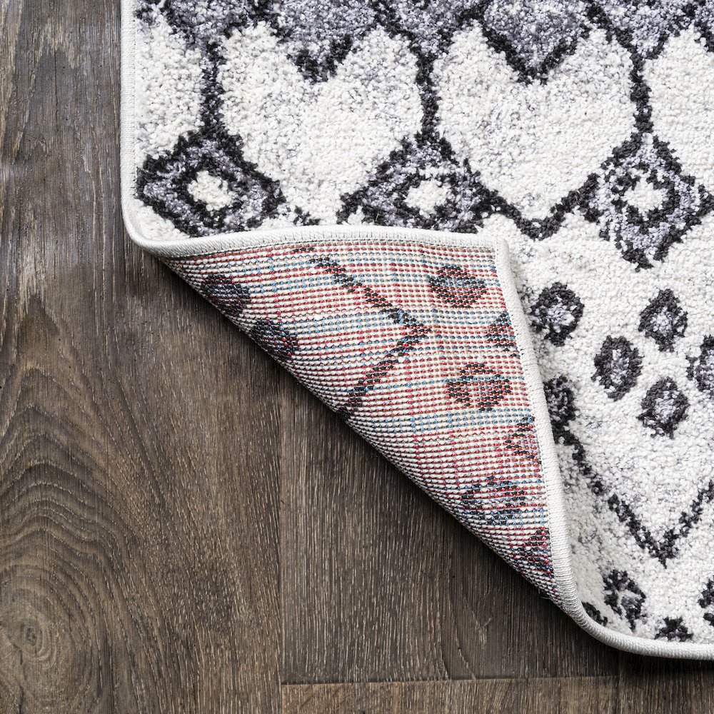 Azmar Moroccan Geometric Distressed Area Rug