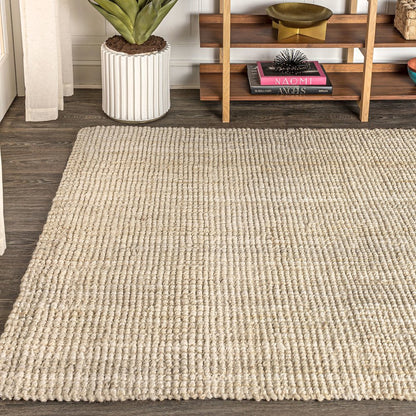 Hiro Hand Woven Chunky Jute Area Rug