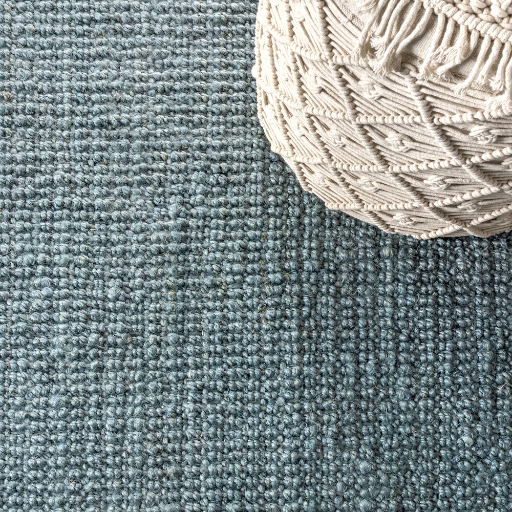 Pata Hand Woven Chunky Jute With Fringe Runner Rug