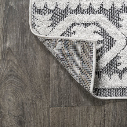 Citta High-Low Pile Mediterranean Tile Area Rug