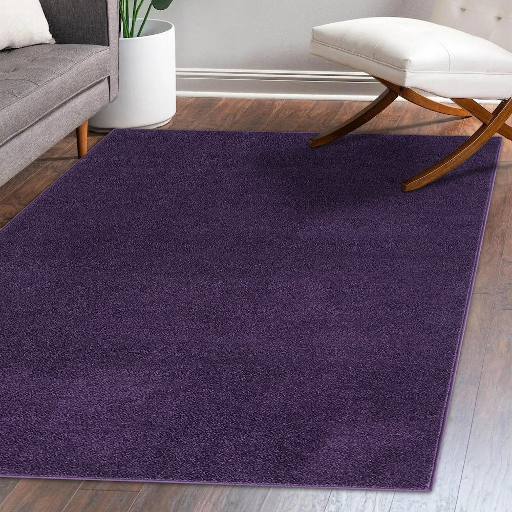 Haze Solid Low-Pile Area Rug