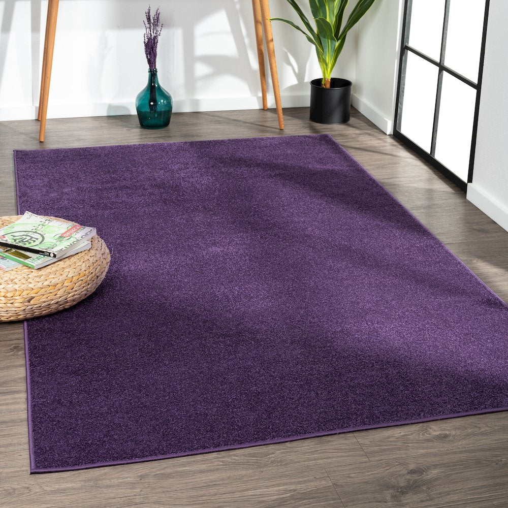 Haze Solid Low-Pile Area Rug