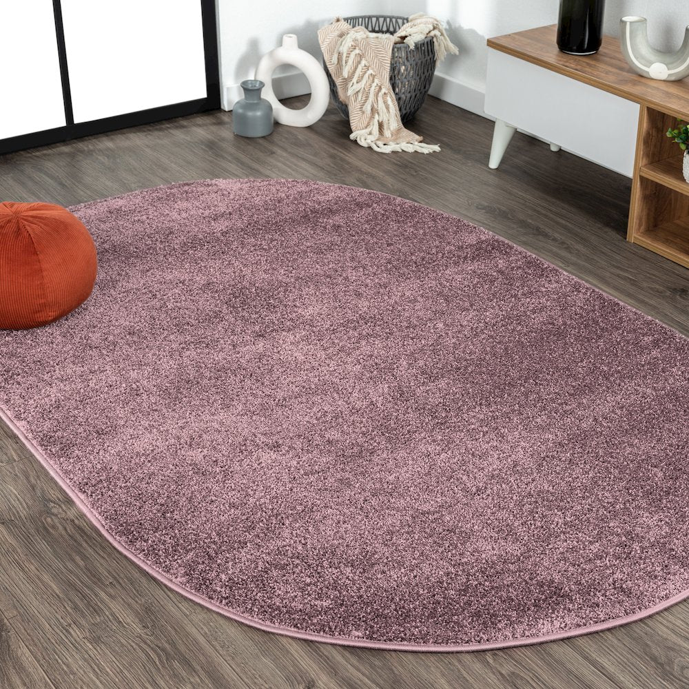 Haze Solid Low Pile Area Rug