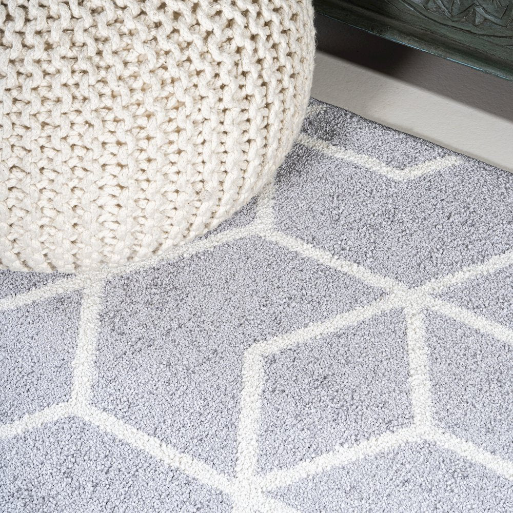 Tumbling Blocks Modern Geometric Area Rug