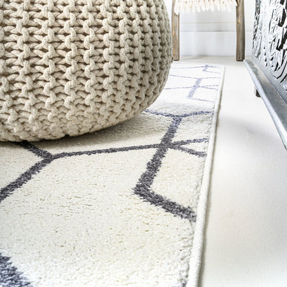 Tumbling Blocks Modern Geometric Area Rug