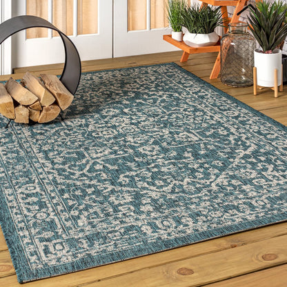 Malta Bohemian Medallion TetuWeaveIndoor/Outdoor  Rug