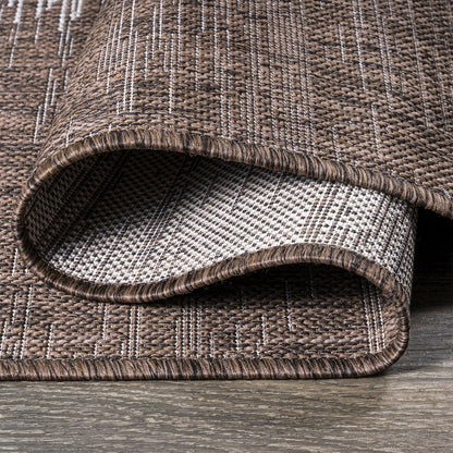 Tavira Modern Strie Indoor/Outdoor Area Rug