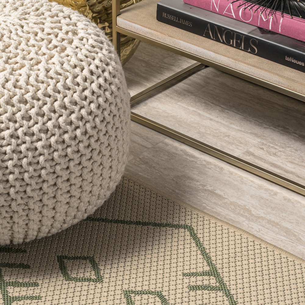 Boho Moroccan Indoor/Outdoor Area Rug