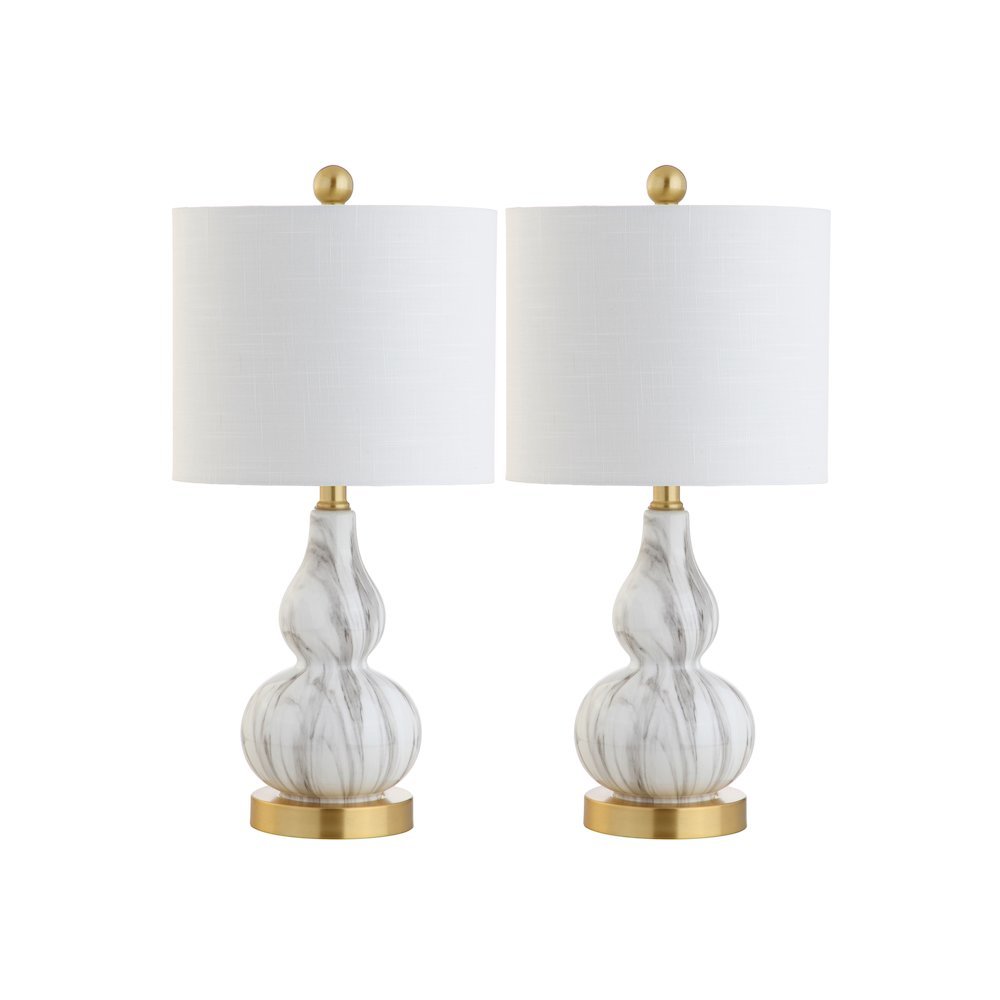Anya Mini Glass Led Table Lamp (Set Of 2)