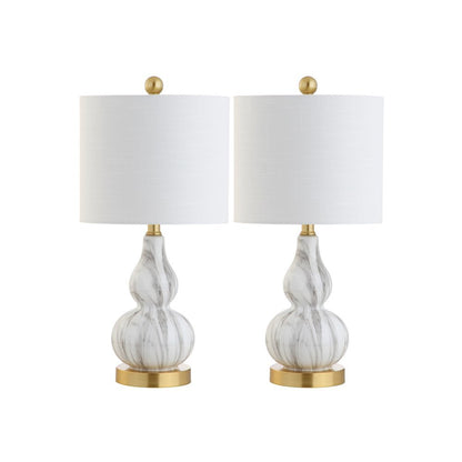 Anya Mini Glass Led Table Lamp (Set Of 2)