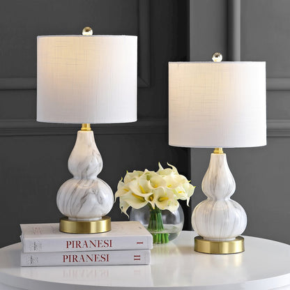 Anya Mini Glass Led Table Lamp (Set Of 2)