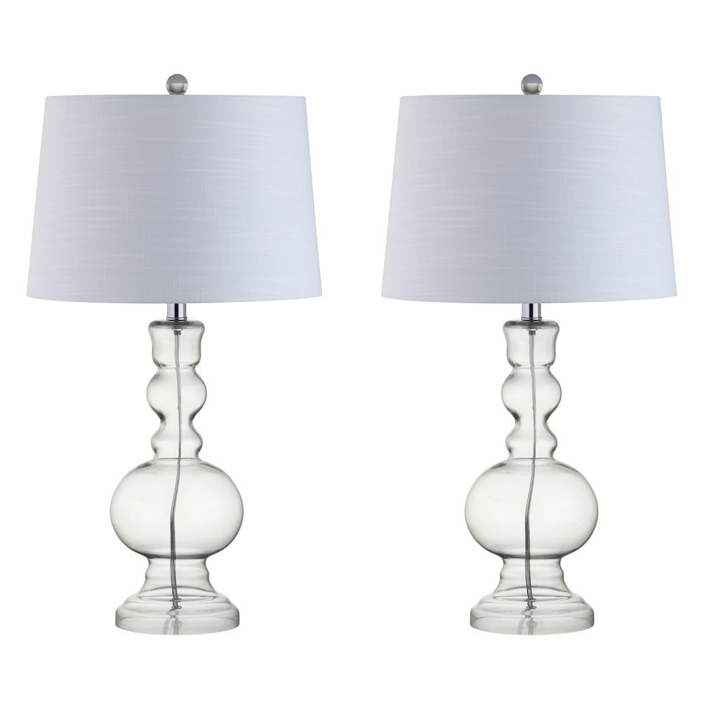Genie Glass Led Table Lamp (Set Of 2)